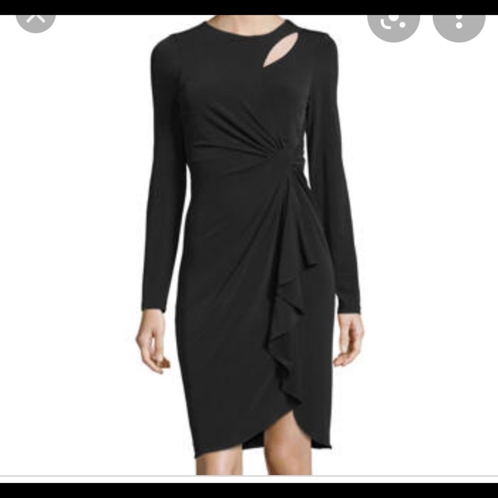 Navy Elegant Malandrino dress sz 10 like new